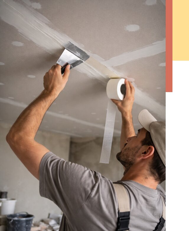 Обработка швов потолка ГКЛ в Стерлитамаке от 7724 руб. под ключ | ОТДЕЛОЧНИК-Стм