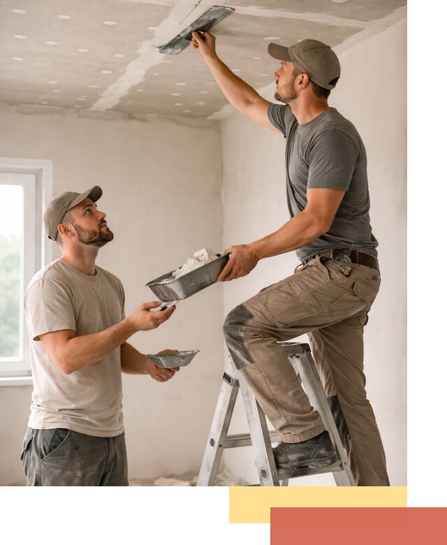 Шпаклевка потолка из гипсокартона в Стерлитамаке качественно и быстро