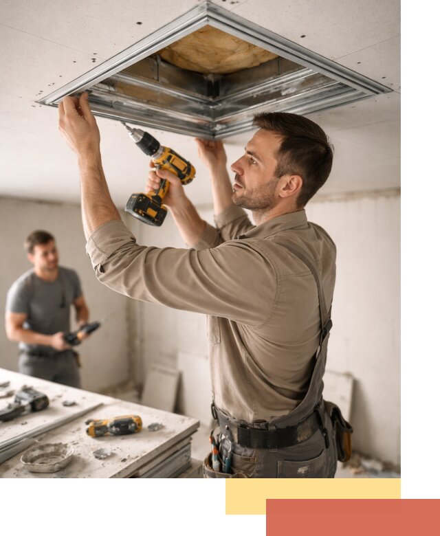 Монтаж люка в потолок из ГКЛ в Стерлитамаке