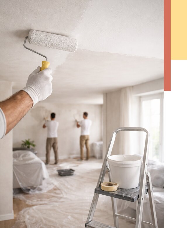 Покраска потолка акриловой краской в Стерлитамаке от 2575 руб. | ОТДЕЛОЧНИК-Стм