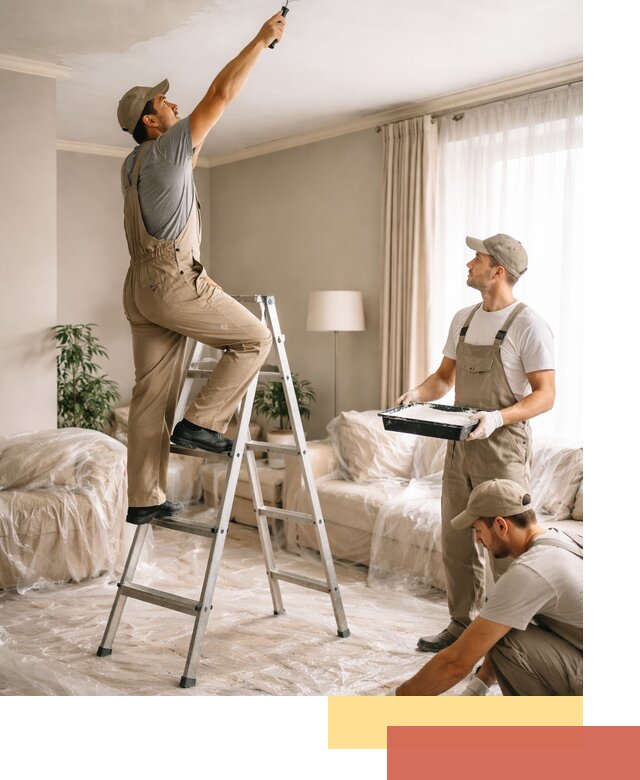 Покраска потолков акриловой краской в Стерлитамаке качественно и быстро