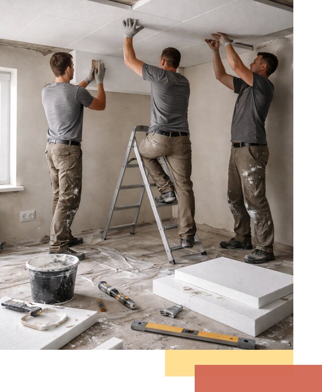 Утепление потолка пенопластом в Стерлитамаке быстро и качественно