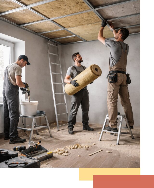 Шумоизоляция потолка в Стерлитамаке: профессиональный монтаж и отделка